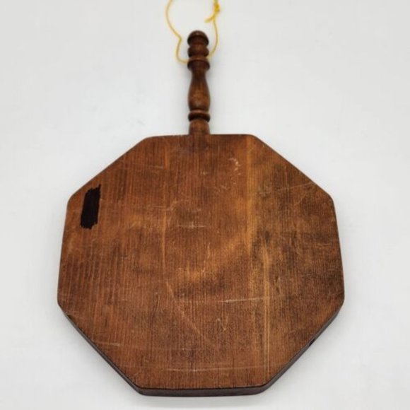 Vintage Wood & Ceramic Tile Trivets Wall Hanging Pineapple and Pear - Picture 5 of 5